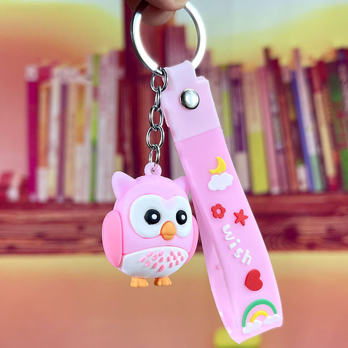 Wholesale keychain pvc cartoon cute bag accessories MOQ≥2 JDC-KC-MQu009