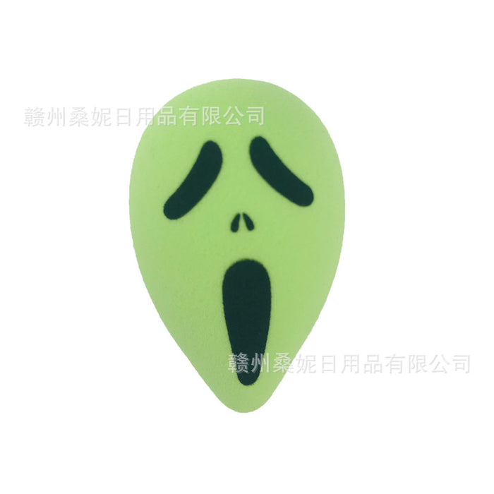 Wholesale Beauty Egg Hydrophilic Polyurethane Pumpkin Ghost Face MOQ≥3 JDC-CP-SangN001