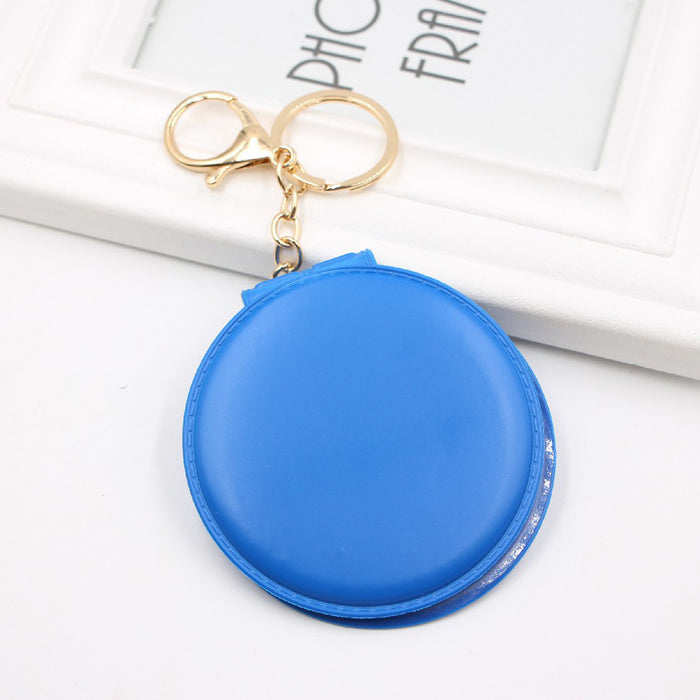 Jewelry WholesaleWholesale 10 colors double sided small mirror keychain JDC-KC-Zuge054 Keychains 祖格 %variant_option1% %variant_option2% %variant_option3%  Factory Price JoyasDeChina Joyas De China