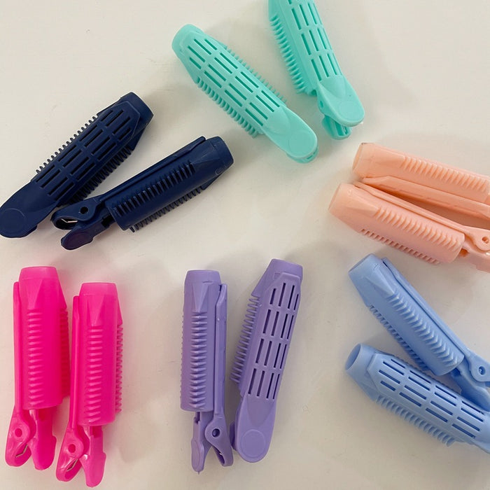 Wholesale hair band plastic hair root puff clip JDC-HC-YueRG004