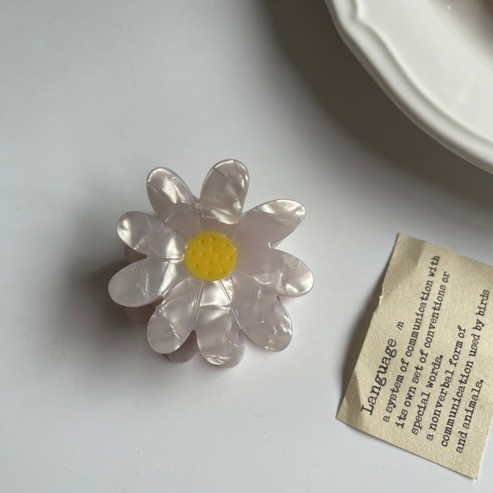 Wholesale Flower Acetate Sheet Hair Clips JDC-HC-XingYi002