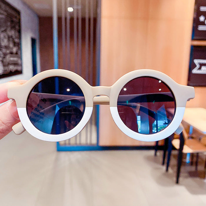 Jewelry WholesaleWholesale children's round frame skeleton sunglasses JDC-SG-HengX009 Sunglasses 恒曦 %variant_option1% %variant_option2% %variant_option3%  Factory Price JoyasDeChina Joyas De China