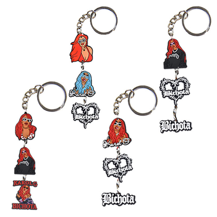 Wholesale Keychains PVC Cute Cartoon Anime(M) MOQ≥10 JDC-KC-BZYH005