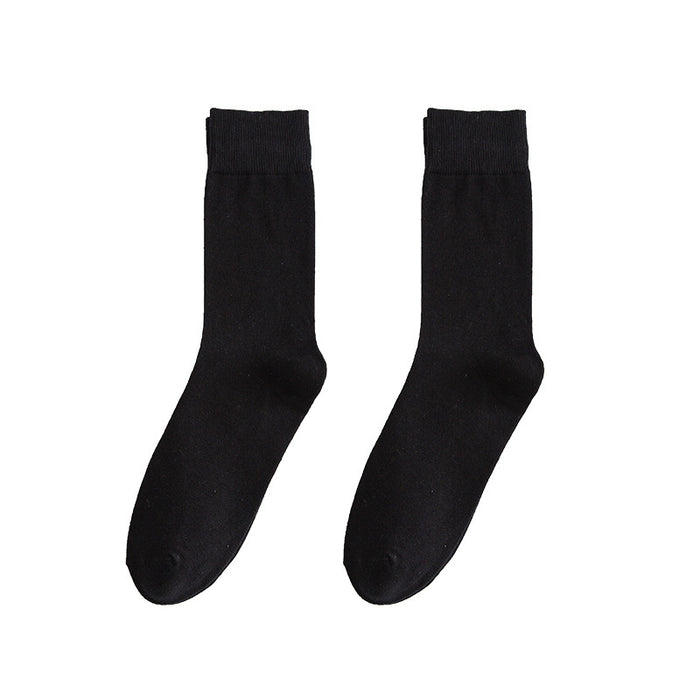 Jewelry WholesaleWholesale Men's Black Business Socks Formal Medium Tube JDC-SK-QiuEr004 Sock 秋尔杰 %variant_option1% %variant_option2% %variant_option3%  Factory Price JoyasDeChina Joyas De China