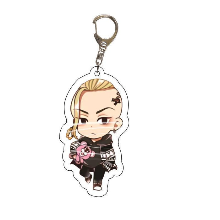 Wholesale pendant cute acrylic keychain JDC-KC-XCai004