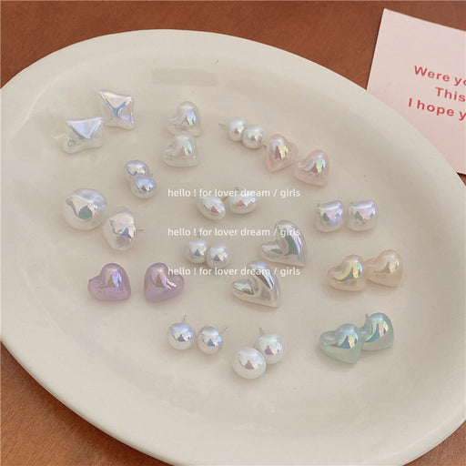 Jewelry WholesaleWholesale Mermaid Ji Huancai Little Bean Love Earrings MOQ≥2 JDC-ES-Lfm007 Earrings 珞芙梦 %variant_option1% %variant_option2% %variant_option3%  Factory Price JoyasDeChina Joyas De China