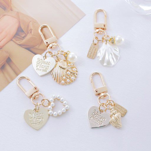 Jewelry WholesaleWholesale cute shell key pendant JDC-KC-Yaoyun012 Keychains 瑶韵 %variant_option1% %variant_option2% %variant_option3%  Factory Price JoyasDeChina Joyas De China