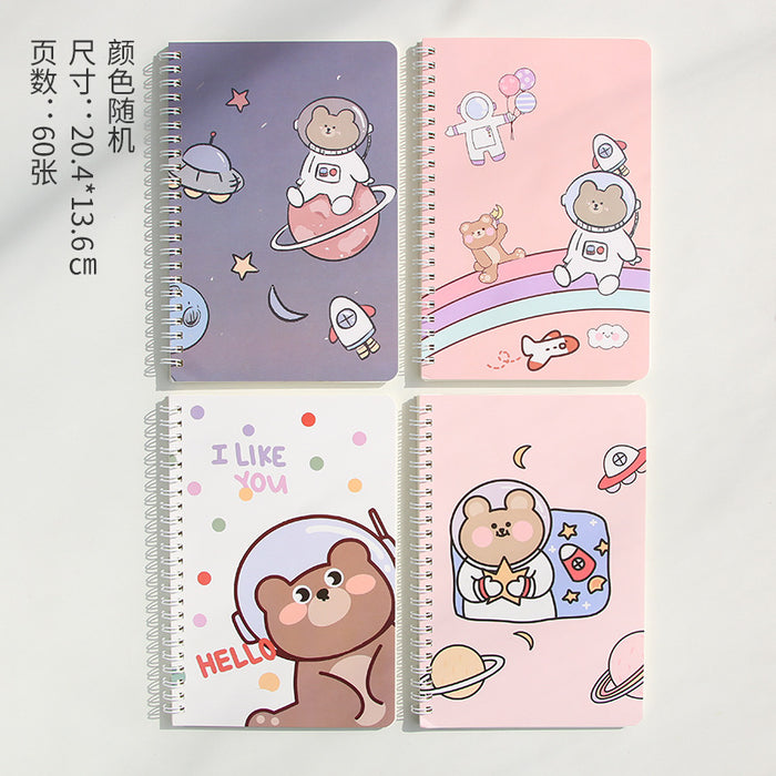 Wholesale Random A5 Cartoon Cute Coil Notebook MOQ≥2 JDC-NK-Zhimei001