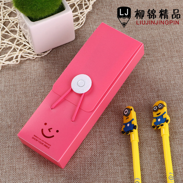 Wholesale Smiley Plastic Pencil Box JDC-PB-Liuj001