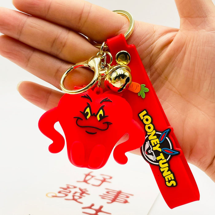 Wholesale Keychains PVC Bunny Cartoon Cute (M) JDC-KC-XiangY040