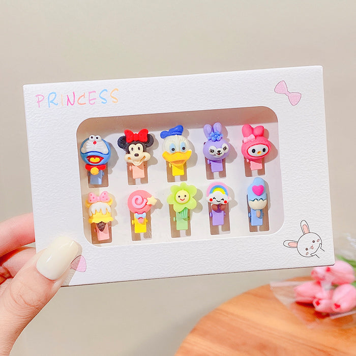 Wholesale cute little hair clips 10 children hairpins JDC-HC-i393