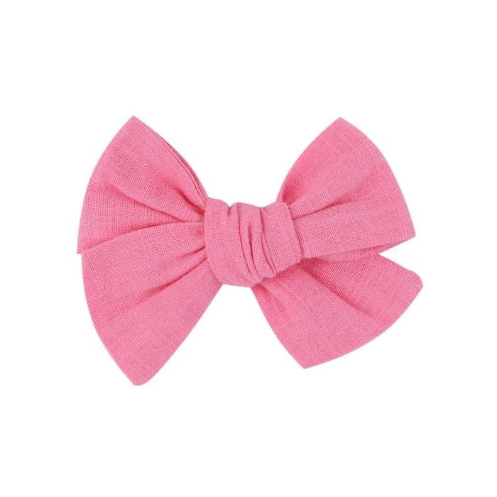 Jewelry WholesaleWholesale Children's Bow Pure Cotton Hair Clip JDC-HC-YL069 Hair Clips 雅伦 %variant_option1% %variant_option2% %variant_option3%  Factory Price JoyasDeChina Joyas De China