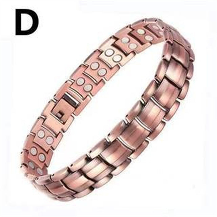 Wholesale Detachable Double Row Magnetic Therapy Bracelet JDC-BT-YunJ003