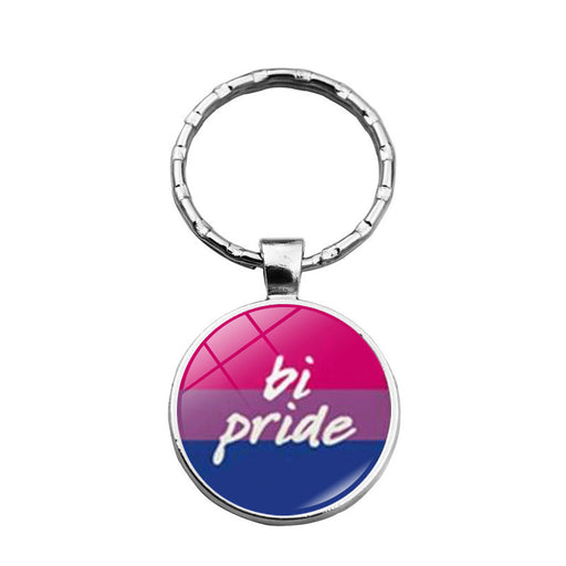 Jewelry WholesaleWholesale LGBT Pride Day Alloy Glass Gemstone Keychain JDC-KC-XuS022 Keychains 溆水 %variant_option1% %variant_option2% %variant_option3%  Factory Price JoyasDeChina Joyas De China