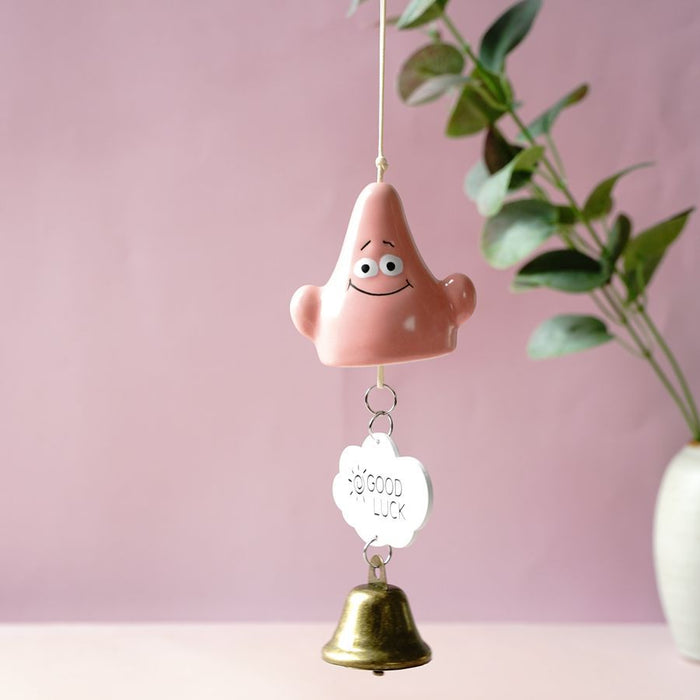 Wholesale ceramic wind chimes cute cartoon pastoral JDC-WC-YXiang002