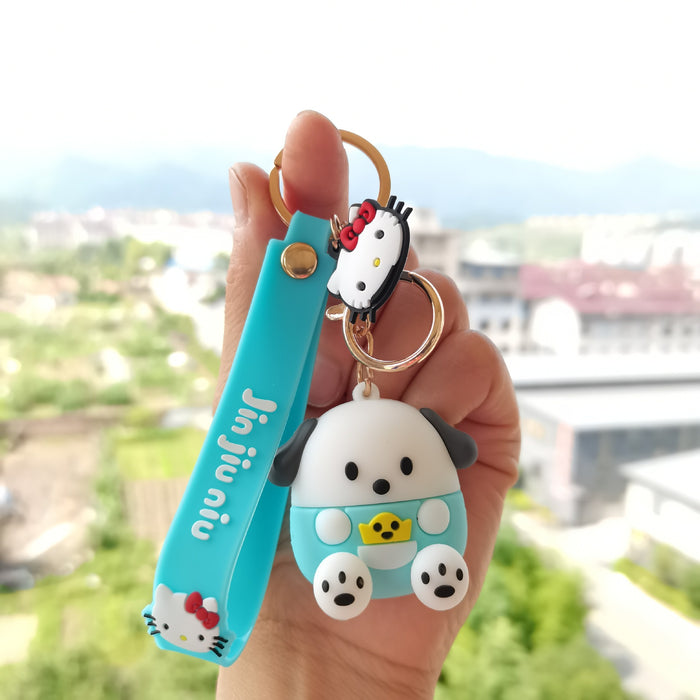 Wholesale keychain pvc doll cute key pendant cartoon MOQ≥2 JDC-KC-KDian005