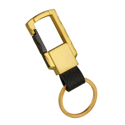 Wholesale Keychains Zinc Alloy Men's Metal Genuine Leather JDC-KC-YuYue009