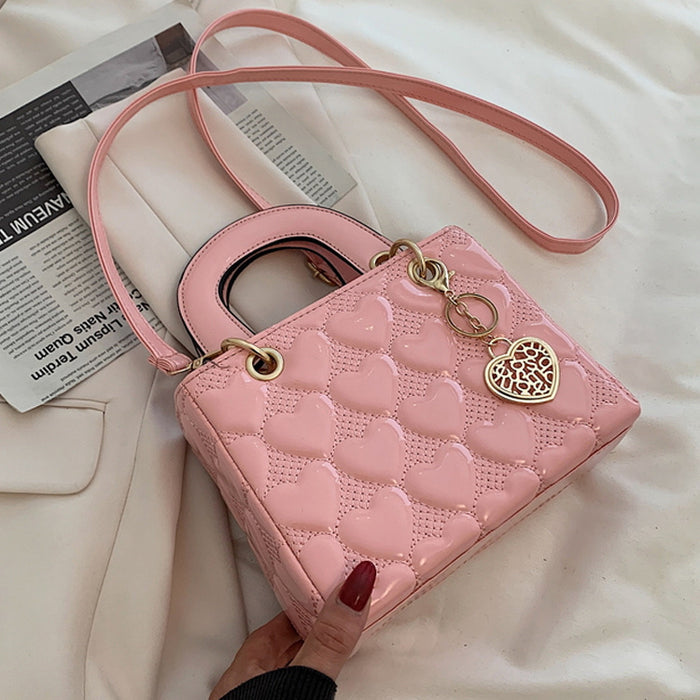 Jewelry WholesaleWholesale diamond checker embroidery thread single shoulder cross-body small square bag JDC-SD-LuoB006 Shoulder Bags 罗宝 %variant_option1% %variant_option2% %variant_option3%  Factory Price JoyasDeChina Joyas De China