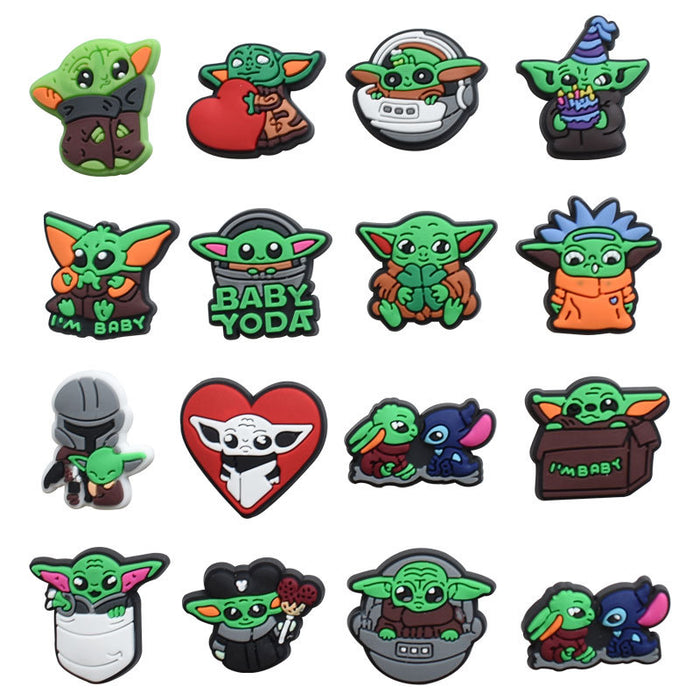 Wholesale Random 100pcs Cartoon Cute PVC DIY Accessories Croc Charms (M) JDC-CCS-RYY038