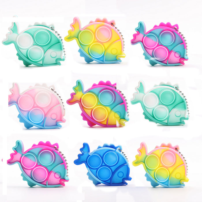 Wholesale Color Children's Intellectual Decompression Desktop Silicone Toys MOQ≥2 JDC-FT-Zhid002