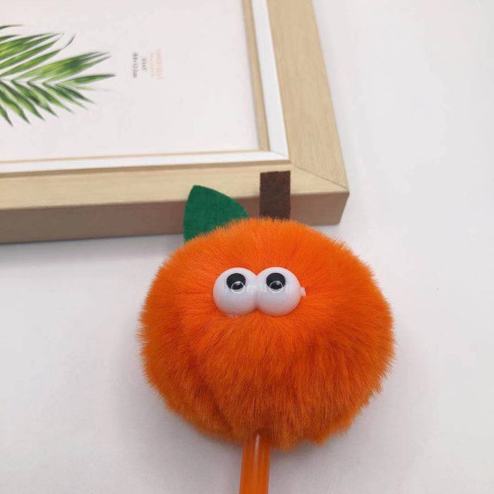 Wholesale Plush Cartoon Plastic Ballpoint Pen MOQ≥5 JDC-BP-JT001