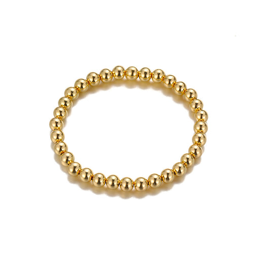 Jewelry WholesaleWholesale electrophoretic gold bead metal elastic Bracelet JDC-BT-F913 Bracelet 韩之尚 %variant_option1% %variant_option2% %variant_option3%  Factory Price JoyasDeChina Joyas De China