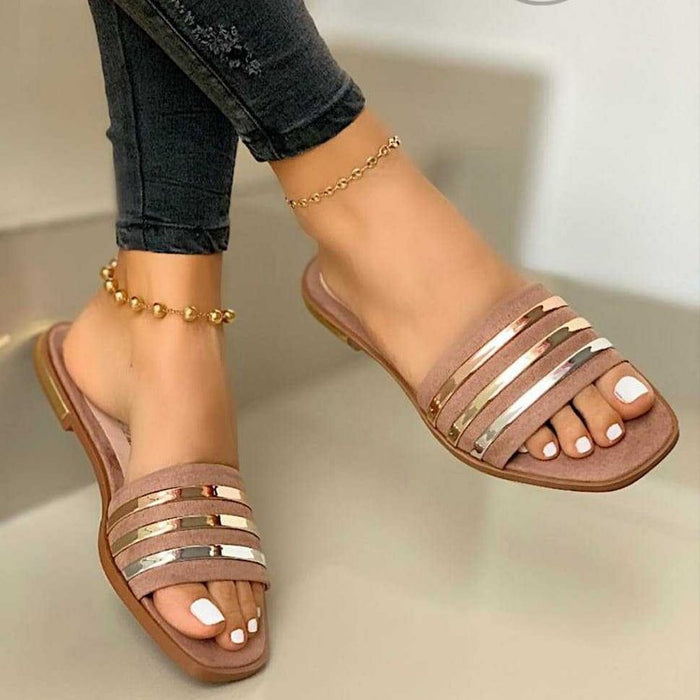 Jewelry WholesaleWholesale Soft Sole Flat Wedge Roman Middle Heel Fairy Style Beach Sandals JDC-SD-HenJ002 Sandal 恒嘉 %variant_option1% %variant_option2% %variant_option3%  Factory Price JoyasDeChina Joyas De China