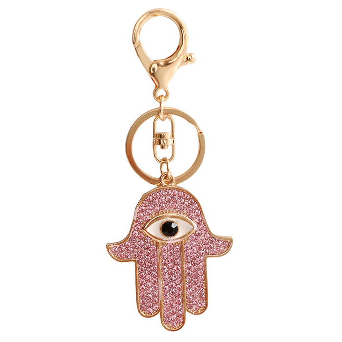 Jewelry WholesaleWholesale creative devil's eye metal keychain MOQ≥2 JDC-KC-ChaoK004 Keychains 超凯 %variant_option1% %variant_option2% %variant_option3%  Factory Price JoyasDeChina Joyas De China