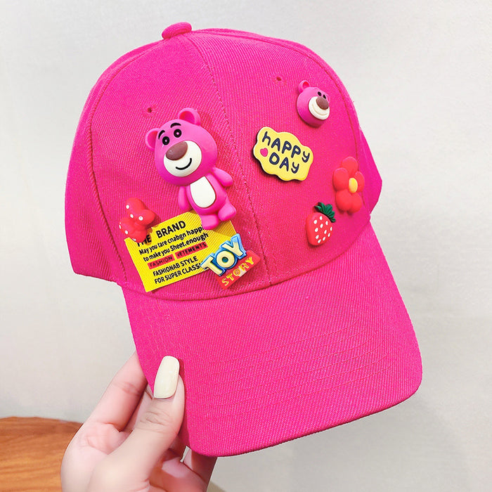 Wholesale cartoon peaked hat women's summer sun protection and sunshade JDC-FH-I003