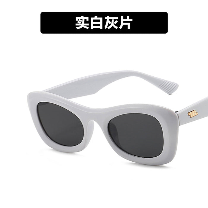 Wholesale Oval Cat Eye Rice Nail Sunglasses JDC-SG-KD179