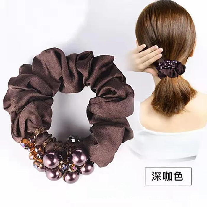 Wholesale High Elasticity Headband Pearl Hair Ring JDC-HS-JShi002