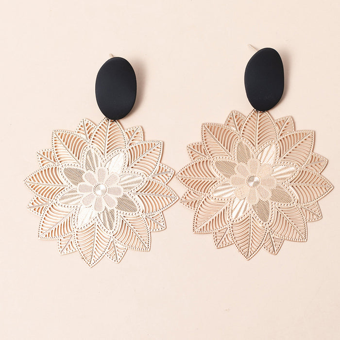 Wholesale Cutout Design Sense Premium Earrings  MOQ≥3 JDC-ES-XLH009