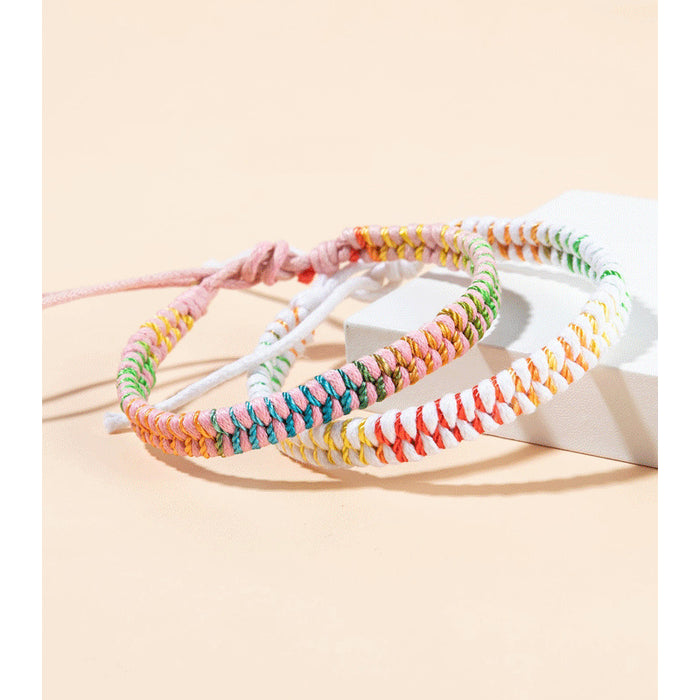 Wholesale Bracelet Polyester Colorful Braided Strap Adjustable JDC-BT-XLH009