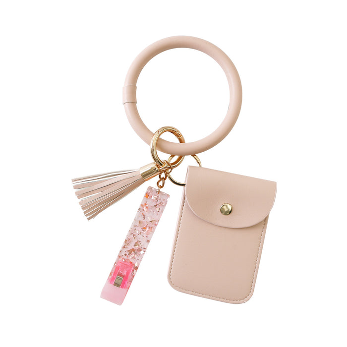 Jewelry WholesaleWholesale Acrylic PU Zinc Alloy Coin Purse ATM Contactless Card Picker Keychain Wristlet MOQ≥2 JDC-KC-JM004 Keychains 杰米 %variant_option1% %variant_option2% %variant_option3%  Factory Price JoyasDeChina Joyas De China