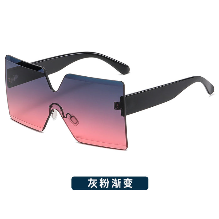 Jewelry WholesaleWholesale large frame frameless PC lens sunglasses JDC-SG-SengB014 Sunglasses 森邦 %variant_option1% %variant_option2% %variant_option3%  Factory Price JoyasDeChina Joyas De China