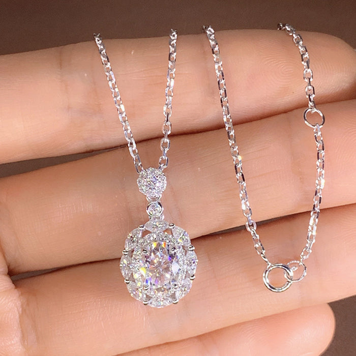 Wholesale Necklace Copper Zircon MOQ≥2 JDC-PREMCAOS-NE-009