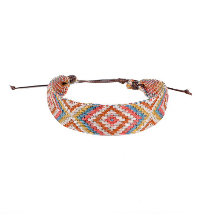 Wholesale Bracelet Fabric Bohemian Art Bracelet MOQ≥3 JDC-BT-RonH001