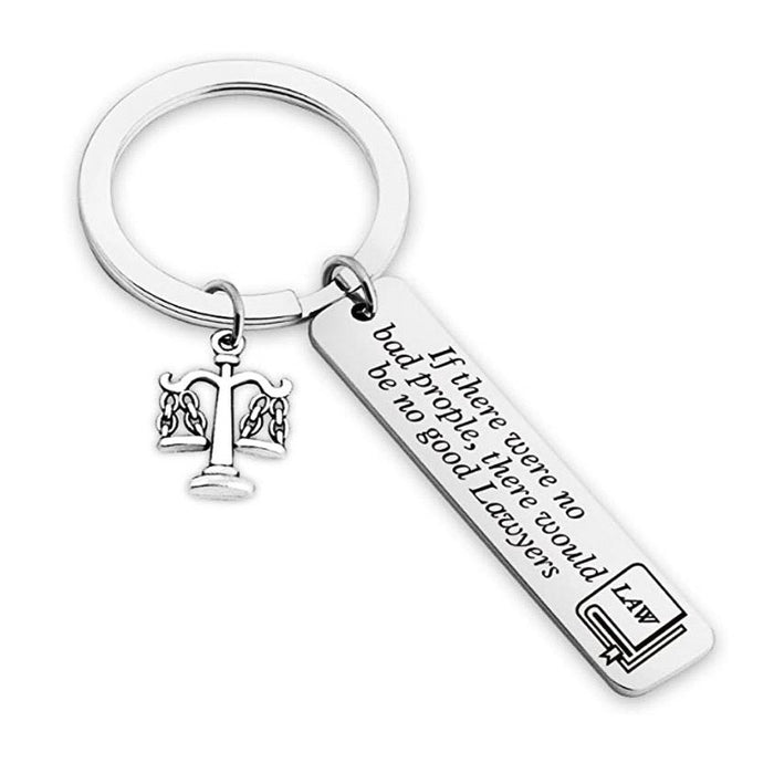 Wholesale Keychains Metals Lawyers Judicial Scales Law School Graduation Gifts for Lawyers MOQ≥3 JDC-KC-ZKe002