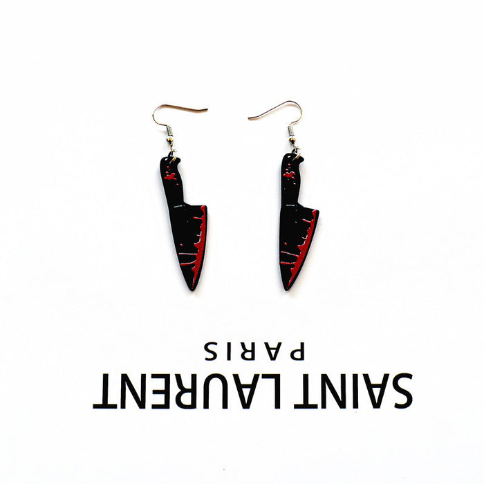 Wholesale Earrings Acrylic Halloween Funny Earrings JDC-ES-Xienuo001