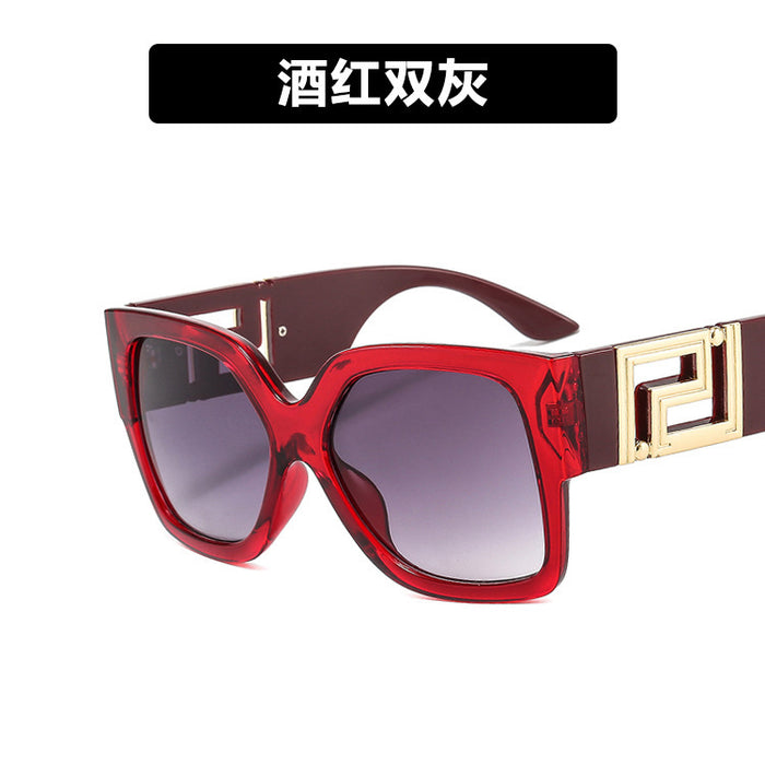 Jewelry WholesaleWholesale large frame square anti UV fashion sunglasses JDC-SG-PLS058 Sunglasses 普琳丝 %variant_option1% %variant_option2% %variant_option3%  Factory Price JoyasDeChina Joyas De China