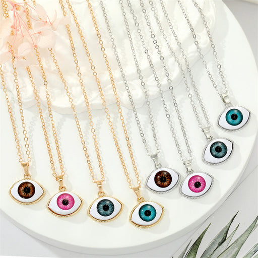 Jewelry WholesaleWholesale vintage stereoscopic eye bead necklace MOQ≥3 JDC-NE-Juej008 Necklaces 觉际 %variant_option1% %variant_option2% %variant_option3%  Factory Price JoyasDeChina Joyas De China