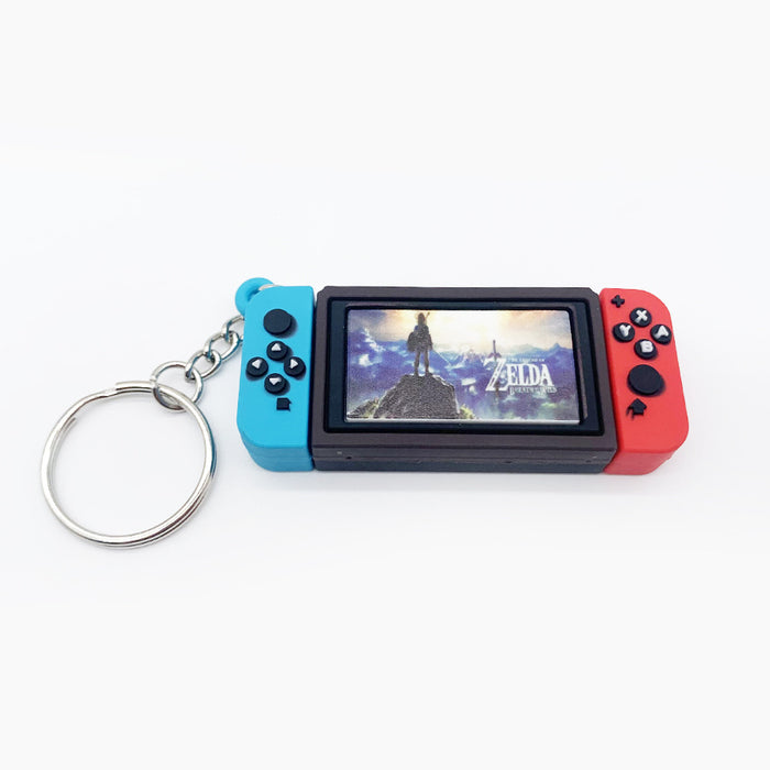 Wholesale Cartoon Silicone Game Machine Keychain MOQ≥2 JDC-KC-HAn001