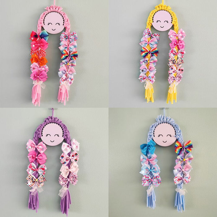 Jewelry WholesaleWholesale Doll Braids Kids Room Decorative Storage With Wall Hanging MOQ≥5 JDC-DC-JMan002 Dreamcatcher 景曼 %variant_option1% %variant_option2% %variant_option3%  Factory Price JoyasDeChina Joyas De China