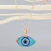 Jewelry WholesaleWholesale Demon Eye Plastic Resin Necklace MOQ≥6 JDC-NE-Juej002 Necklaces 觉际 %variant_option1% %variant_option2% %variant_option3%  Factory Price JoyasDeChina Joyas De China