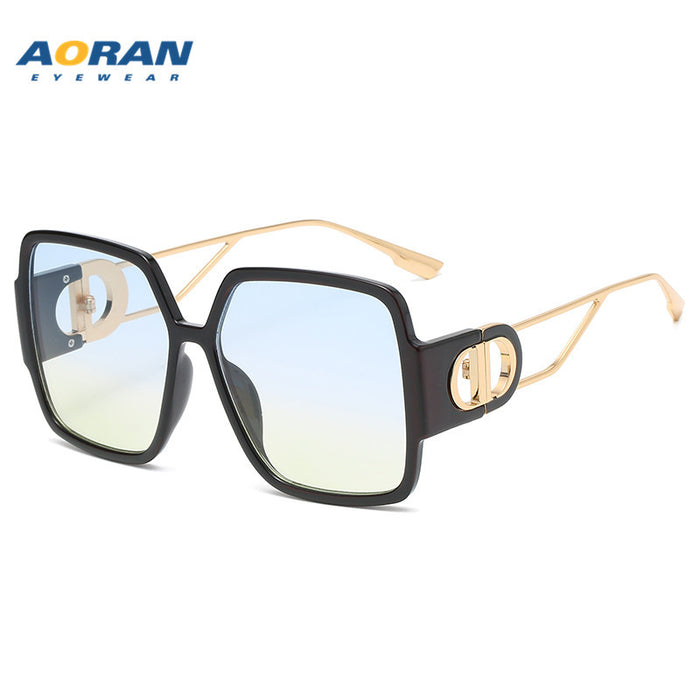 Wholesale wide leg decorative street shot anti ultraviolet Sunglasses JDC-SG-AoR012