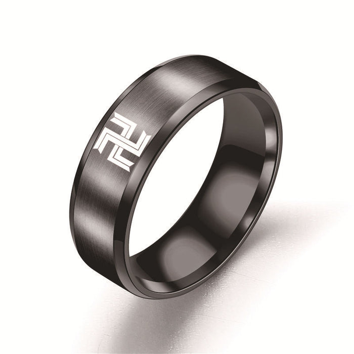 Wholesale Sano Wanjiro Stainless Steel Ring JDC-RS-ZhanL001