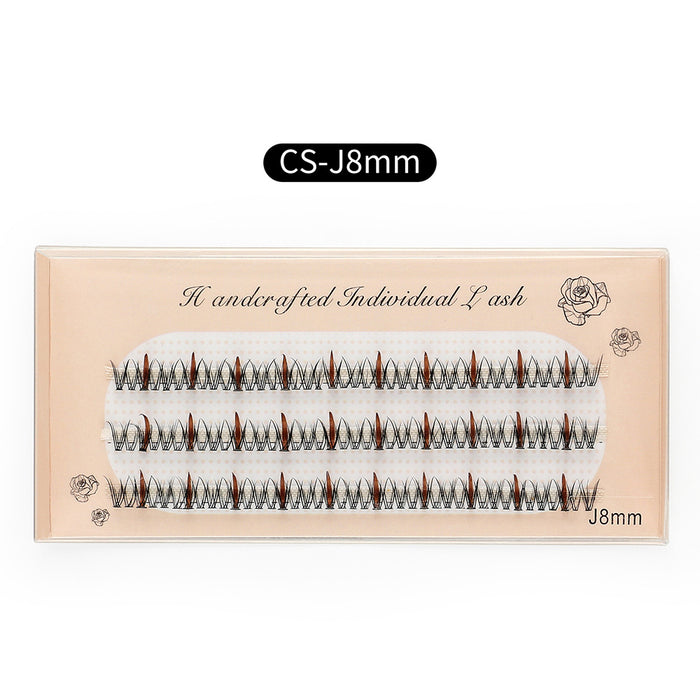 Wholesale Blossom Planting False Eyelashes Color Single Cluster JDC-EY-LanJL005