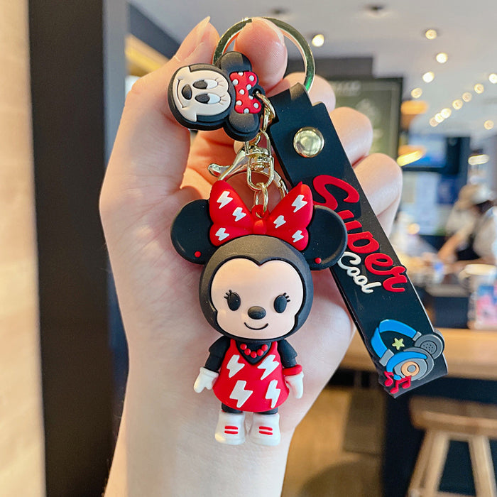 Wholesale Keychains For Backpacks cartoon keychain cute pvc doll car keychain JDC-KC-JG239