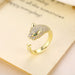 Jewelry WholesaleWholesale leopard head micro inlaid zircon open fashion ring MOQ≥2 JDC-RS-Kas001 Rings 卡诗 %variant_option1% %variant_option2% %variant_option3%  Factory Price JoyasDeChina Joyas De China