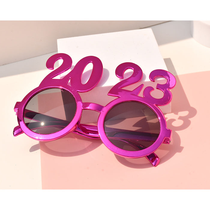 Wholesale Sunglasses PC 2023 Digital Glasses Modeling New Year's Eve Celebration Party JDC-SG-SFY004